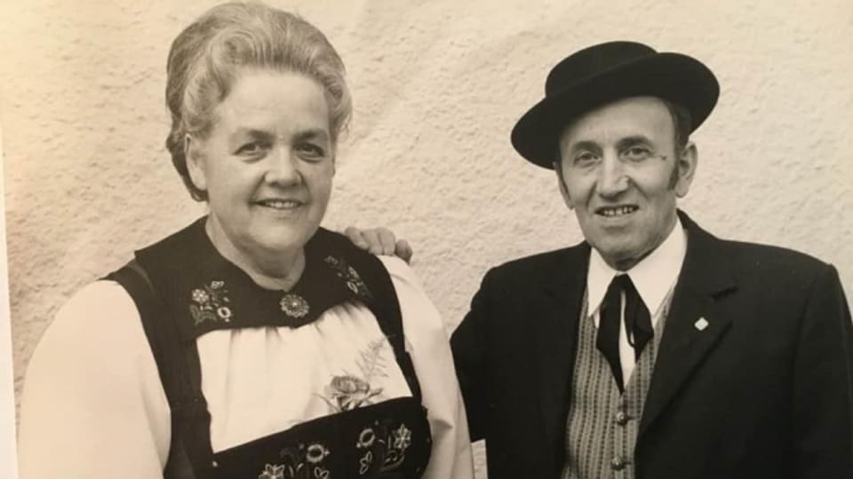 Hanni Bracher mit ihrem Mann Adolf