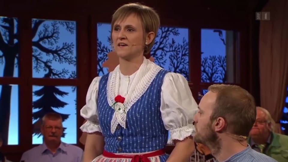 Karin Gwerder bei einem Auftritt in der Sendung «Potzmusig».