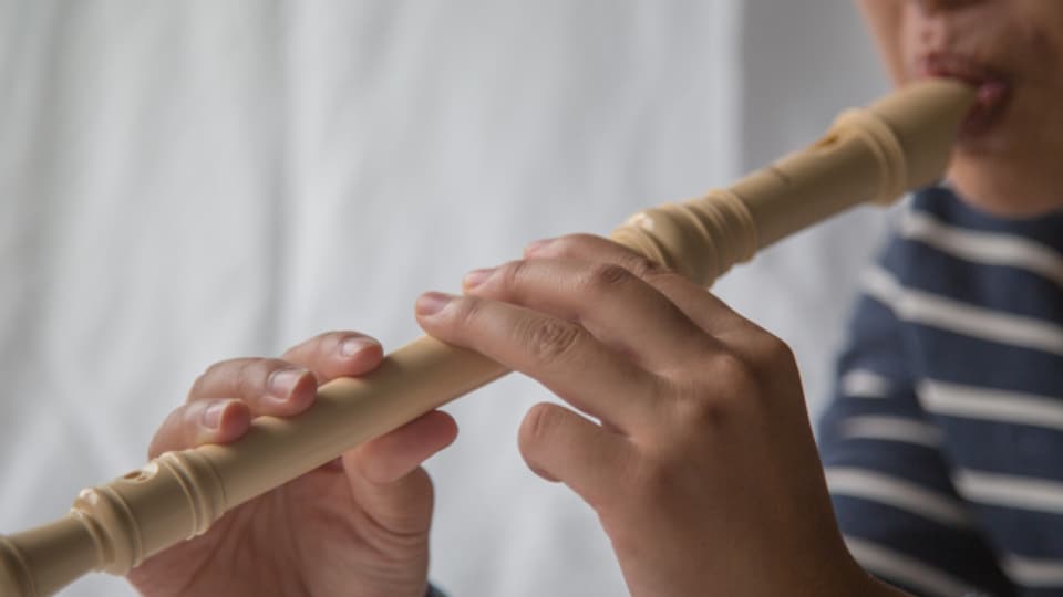 Für viele Kinder ist die Blockflöte das erste Instrument, das sie erlernen.