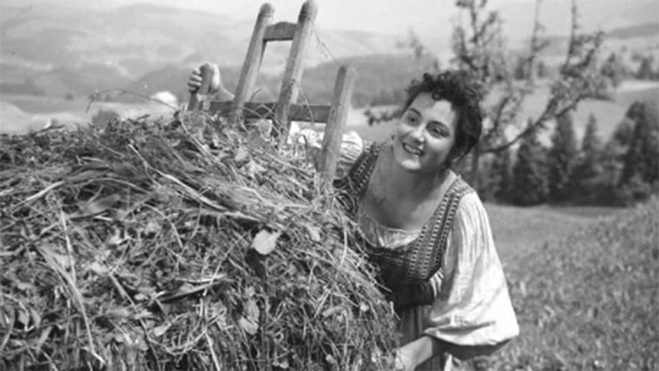 Elisabeth Schnell 1954 als Annelisi im Film «Uli der Knecht».