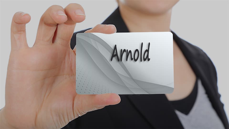 Der Name Arnold ist ein typisch zweigliedriger Personenname. Er setzt sich aus «Arn» und «walt» zusammen.