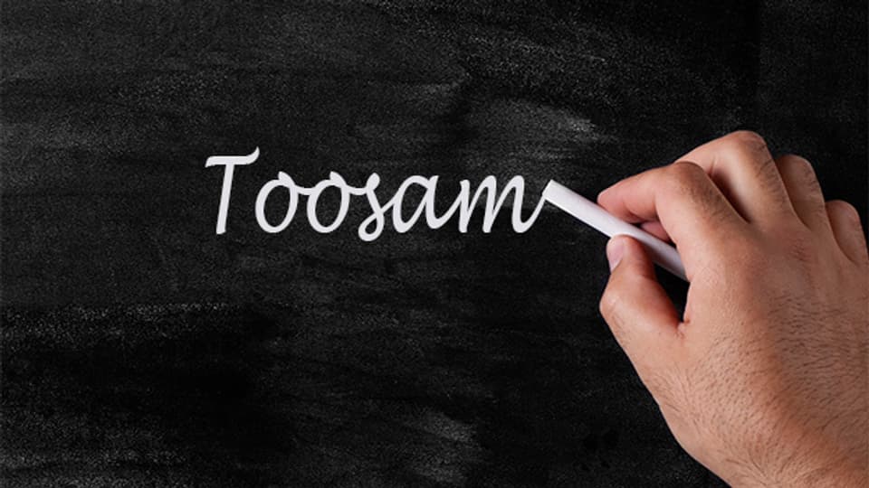 In einem Urnäscher Jodellied kommt das Wort «toosam» vor.