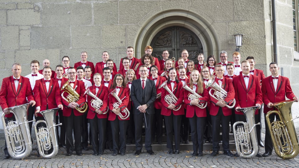 Engagiert und ehrgeizig: Die Musik Frohsinn Oberburg hat sich am letzten Schweizerischen Brass Band Wettbewerb (2019) den Sieg in der Kategorie 3. Klasse erspielt.