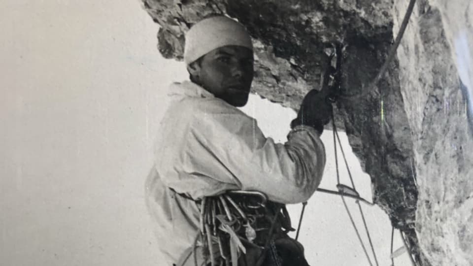 Albin Schelbert entdeckte schon früh seine Leidenschaft fürs Bergsteigen.