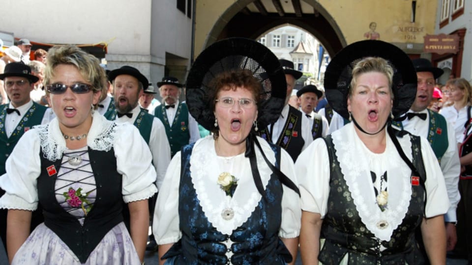 Im Jahr 2005 fand im Aargau, im Städtchen Aarau, das Eidgenössische Jodlerfest statt.