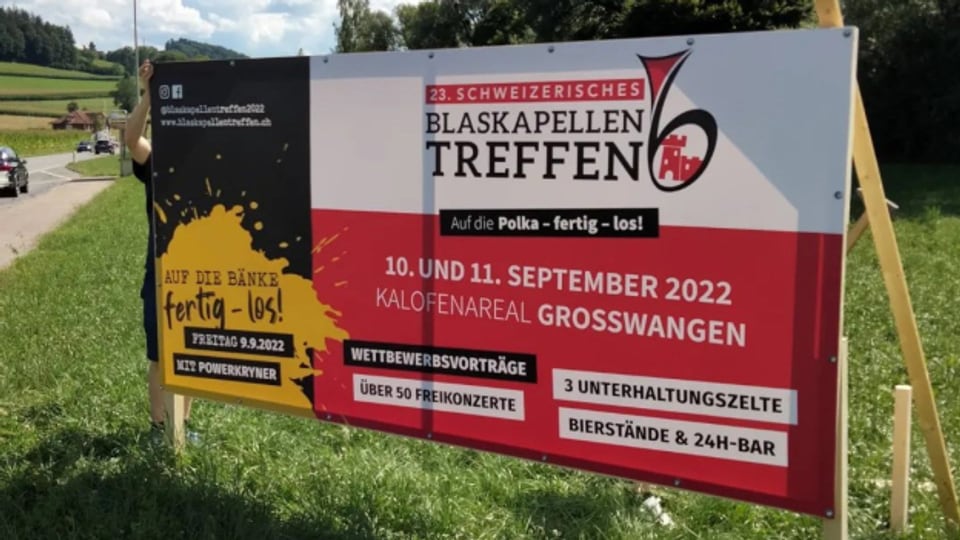 Das 23. Schweizerische Blaskapellentreffen findet im September 2022 im luzernischen Grosswangen statt.