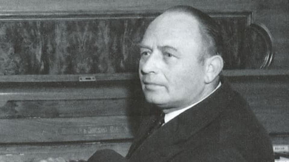 Der für die Volksmusik bedeutende Pianist und Komponist Hans Frey (1913-1973).