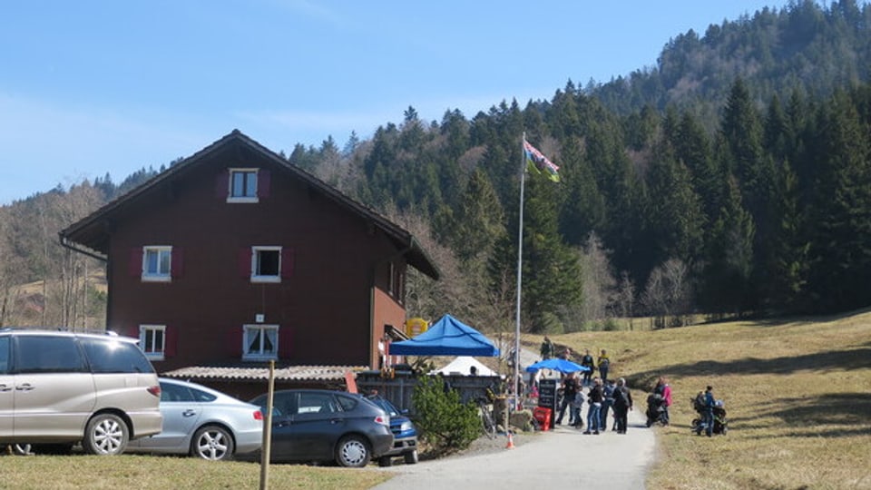 Der Berggasthof Dorschnai befindet sich mitten in der Natur.