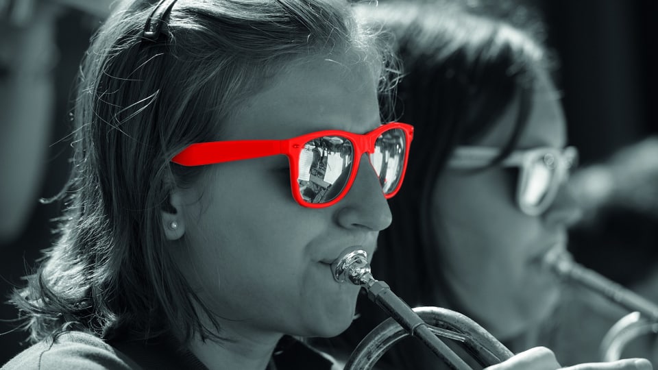 Das Motto des 18. Schweizer Jugendmusikfests 2023 in St. Gallen lautet «Echte Leidenschaft».