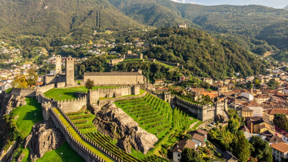 Das Castelgrande ist die älteste der drei Burgen von Bellinzona.