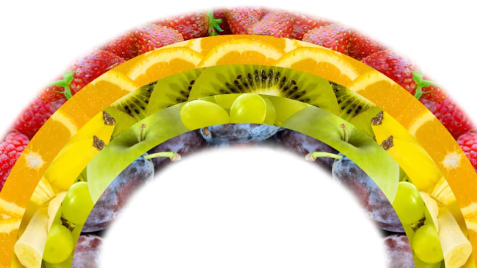 Essen Sie täglich einen Regenbogen für Ihr Mikrobiom.