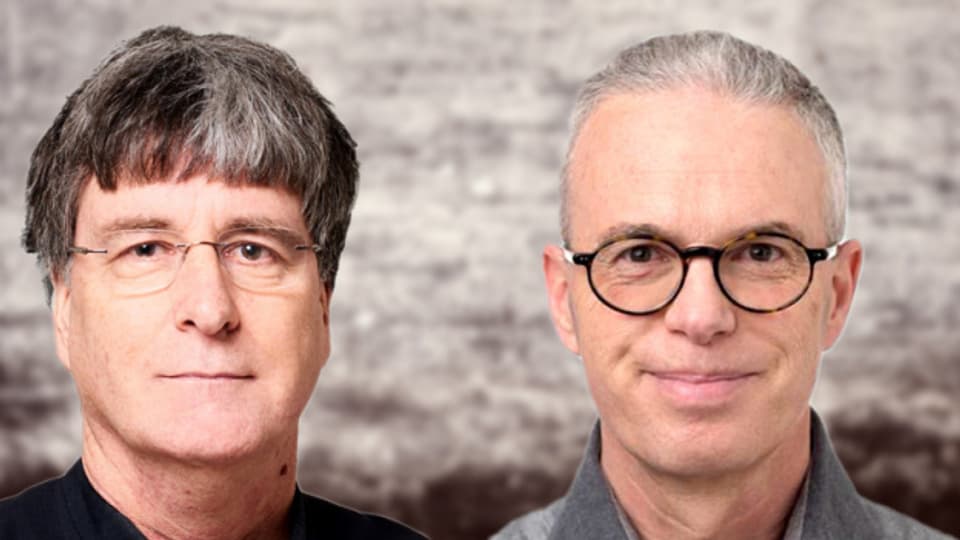Die beiden Preisträger Rolf Schumacher und Patrick Robatel.