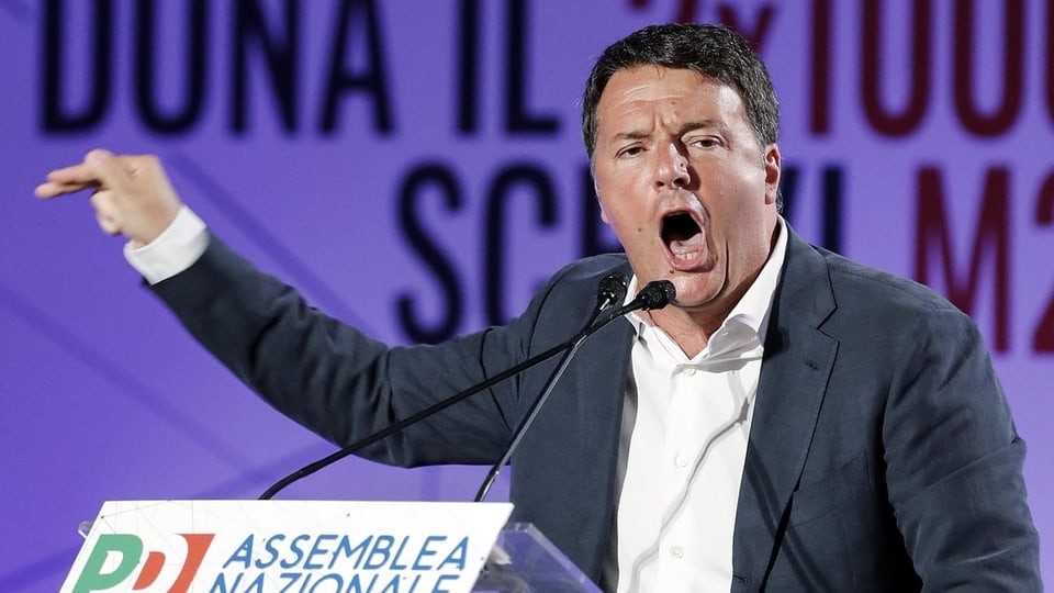 Die harsche Kritik des Matteo Renzi