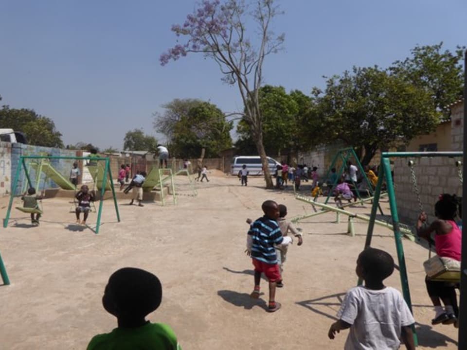 Spielplatz in Sambia