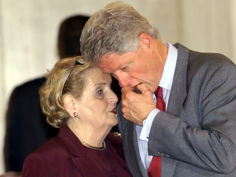 Albright und Clinton