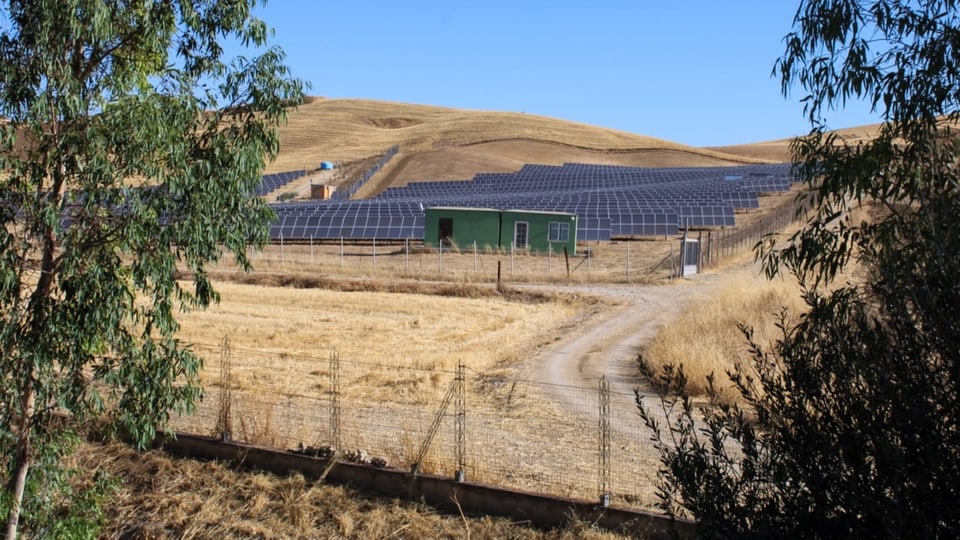 Solarpark auf Sizilien