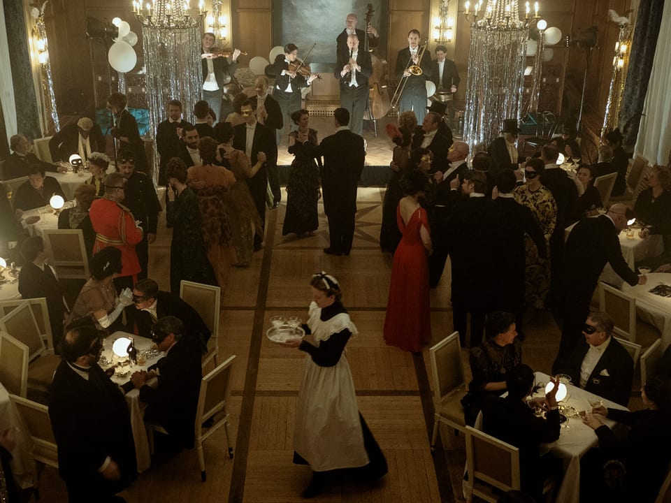 A scene at a New Year's ball
