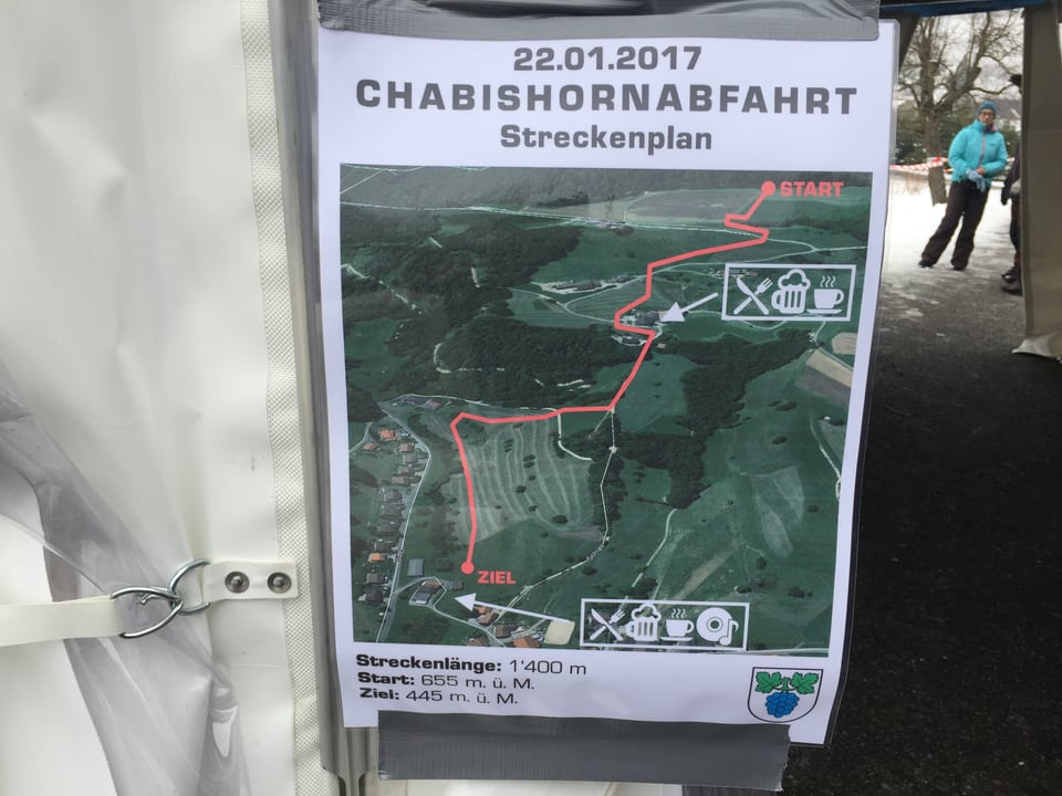 Die Streckenbeschreibung der Chabishornabfahrt.