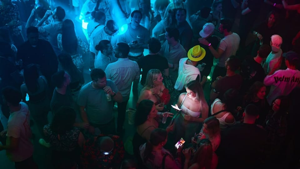 Party in einem Lausanner Club, nachdem die Coronamassnahmen gelockert wurden (26. Juni 2021). 