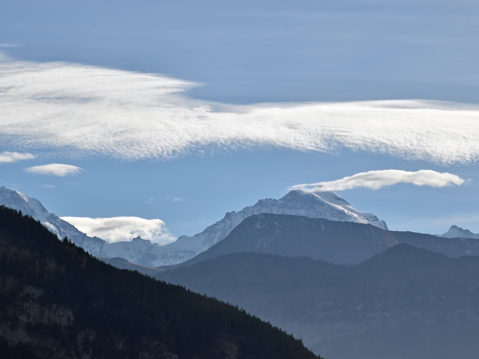 Blick auf das Jungfraujoch.