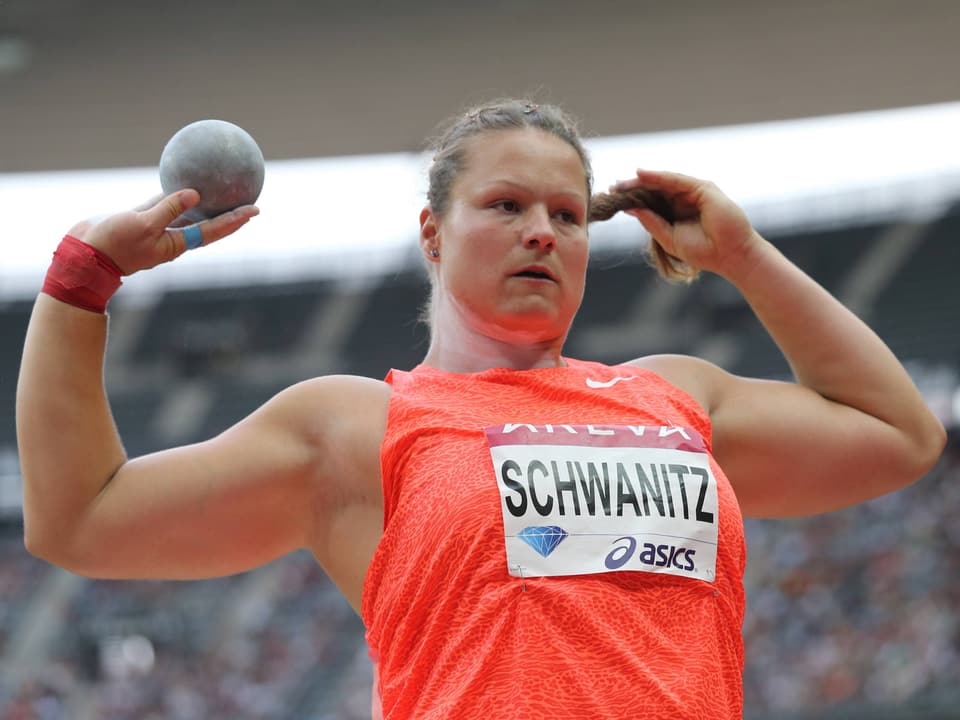 Christina Schwanitz macht sich bereit für WM-Gold