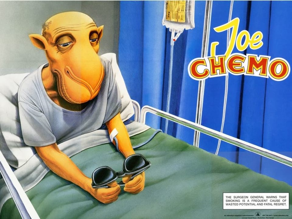 Joe Chemo im Spitalbett