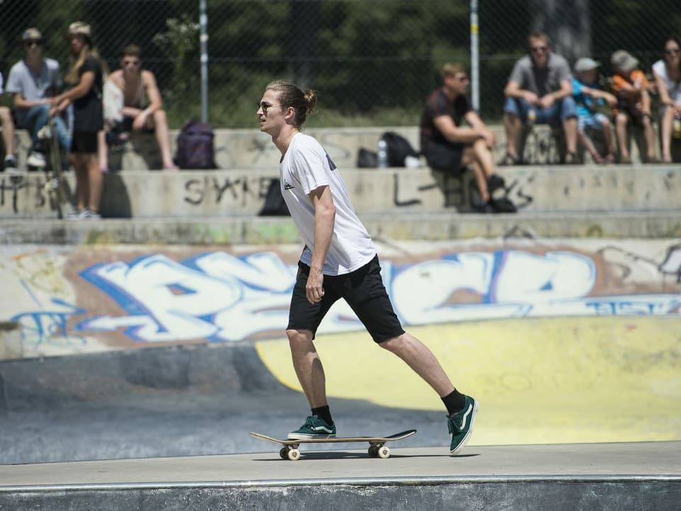 Iouri Podladtchikov auf dem Skateboard