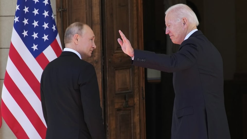 Putin und Biden trafen sich vergangenen Juni in Genf. 