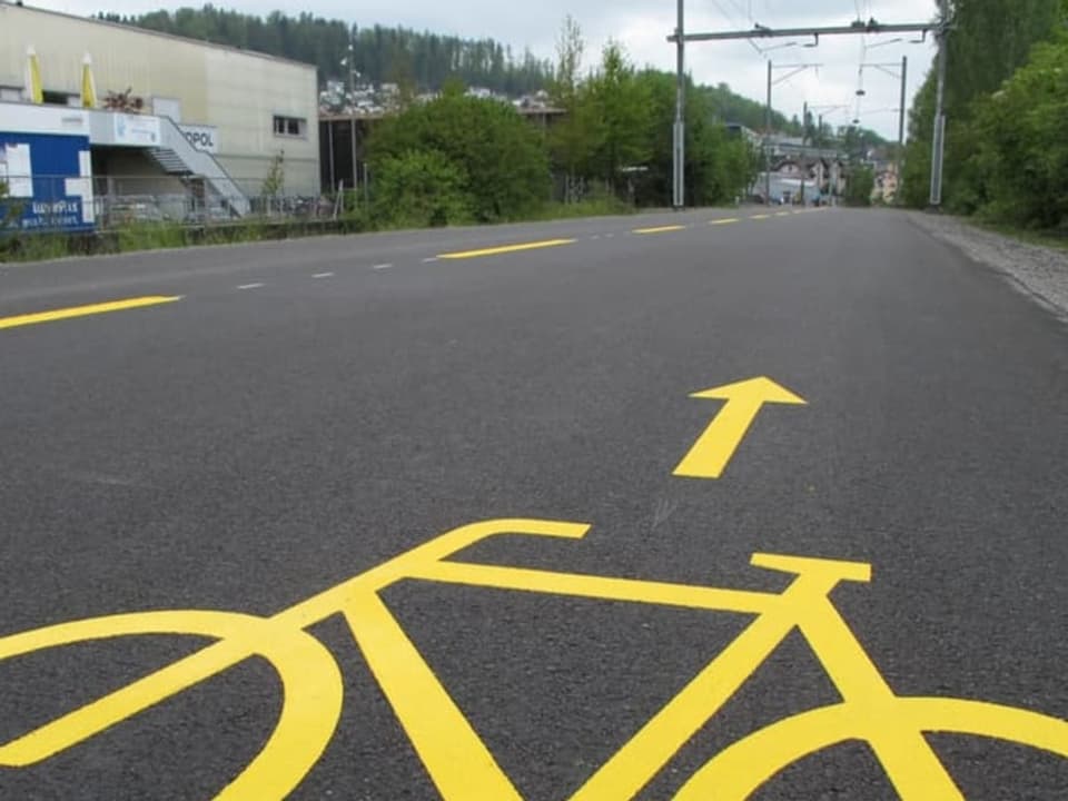 In Luzern ist auf einem ehemaligen Zug-Trassee ein Velo-Highway entstanden.