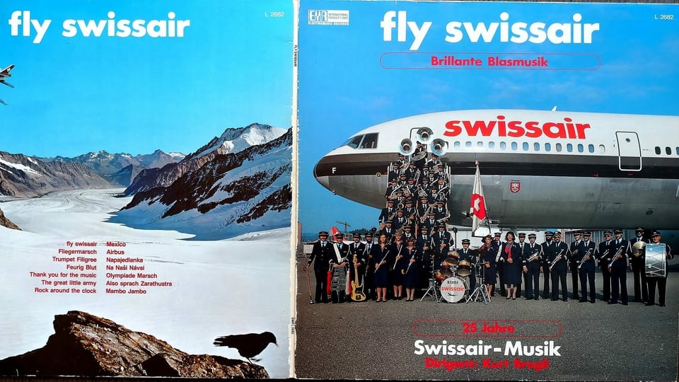 LP Cover der Swissair-Musik.