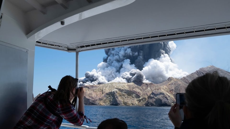 Vulkanausbrüche sind in Neuseeland an der Tagesordnung