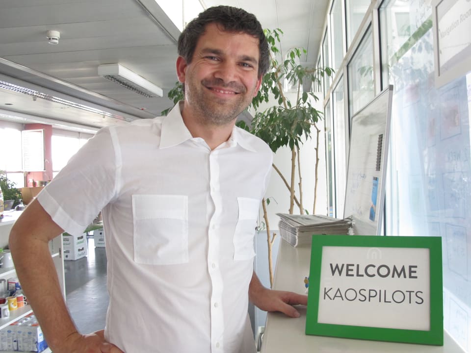 Schulleiter Matti Straub: Willkommen bei den Kaospiloten