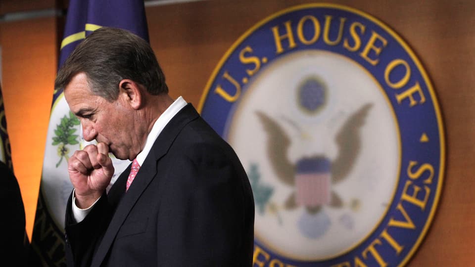 Porträt von John Boehner, Anführer der Republikaner im Repräsentantenhaus.