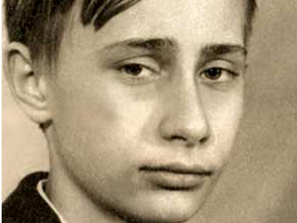 Putin als Junge.