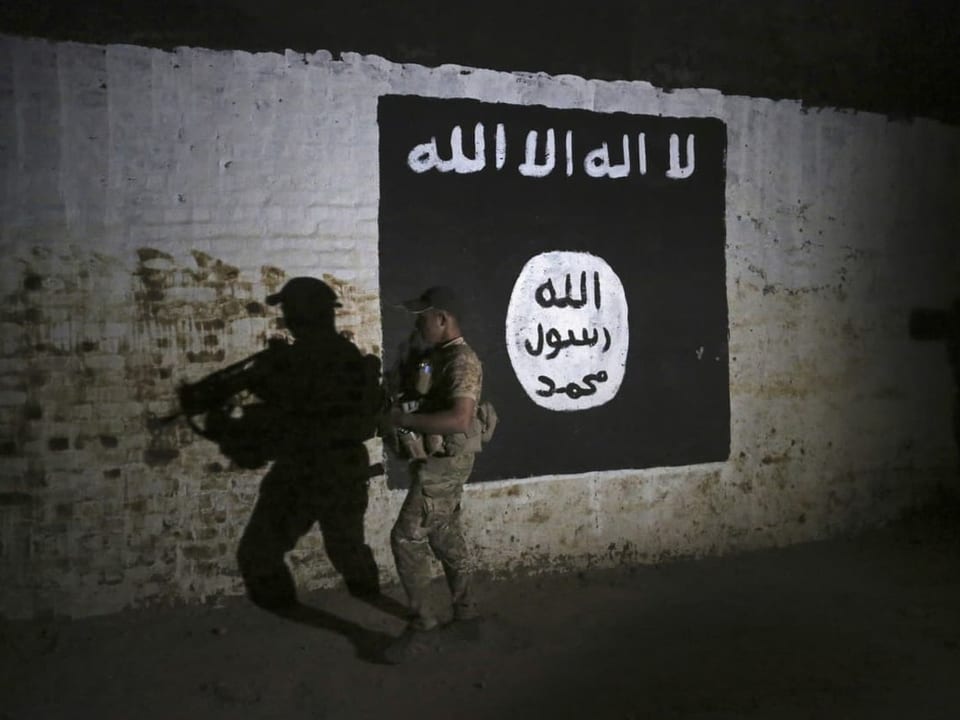 IS-Banner in Mosul, 2017