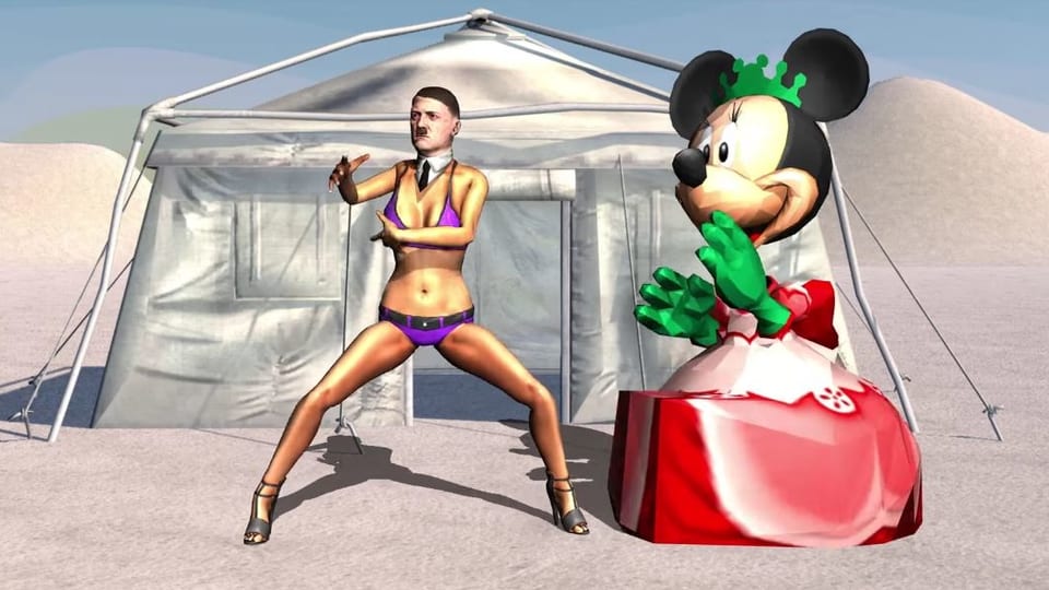 Hitler tanzt mit Minnie Mouse
