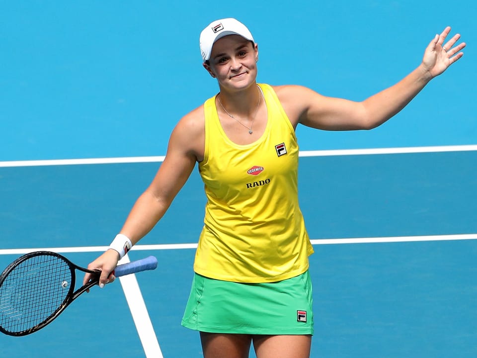 Überliess ihrer Gegnerin kein einziges Game Ashleigh Barty.