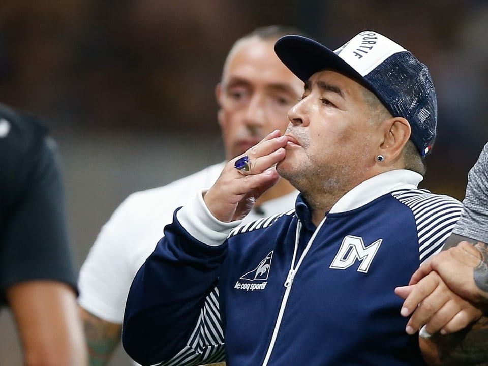 Diego Maradona, hier auf einer Aufnahme im März 2020.