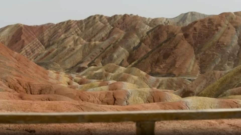 Regenbogenberge in Zhangye.