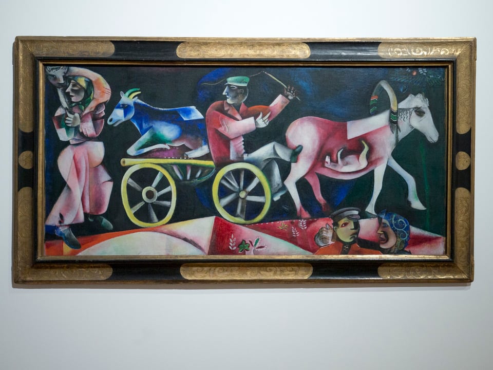 «Der Viehhändler» von Marc Chagall, entstanden 1912. 