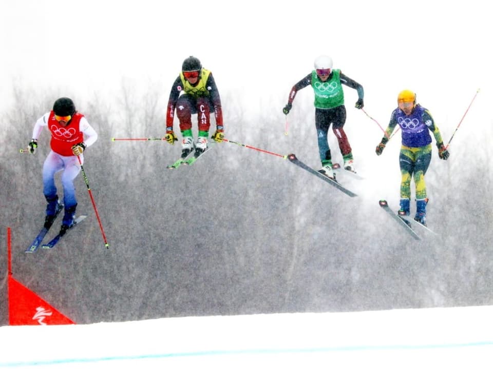 Bild aus Skicross-Rennen