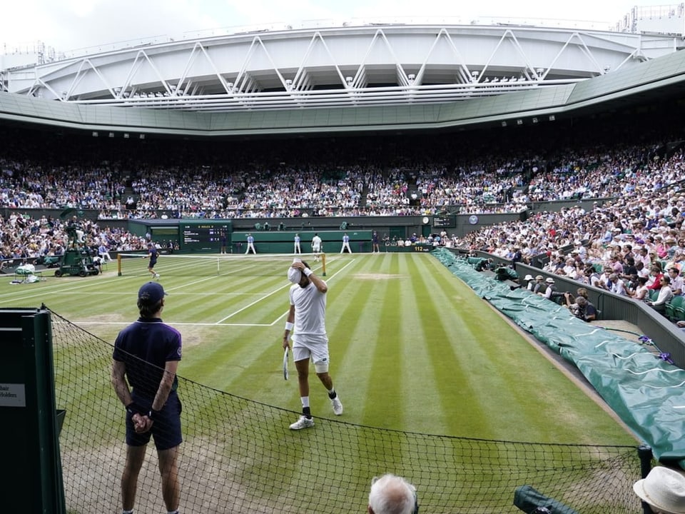 Ein Auftritt in Wimbledon.