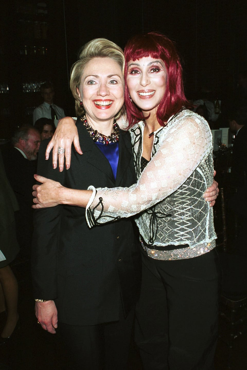 Hillary Clinton und die Sängerin Cher. 