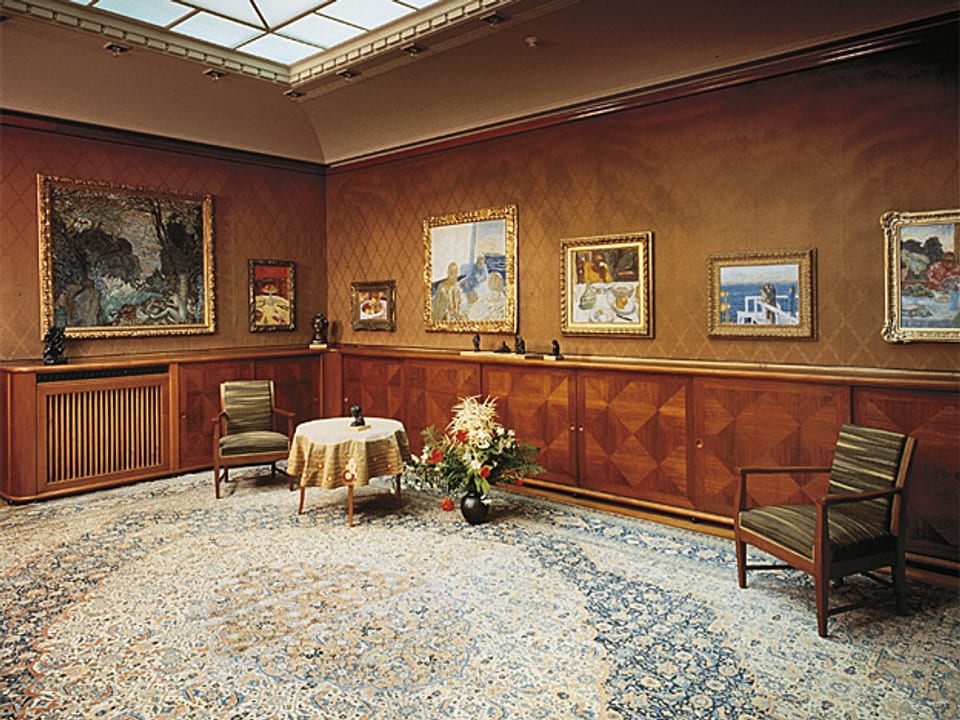 Oberlichtsaal der Villa Flora.