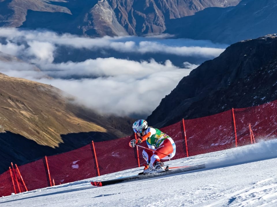 Gisin in Sölden auf der Piste