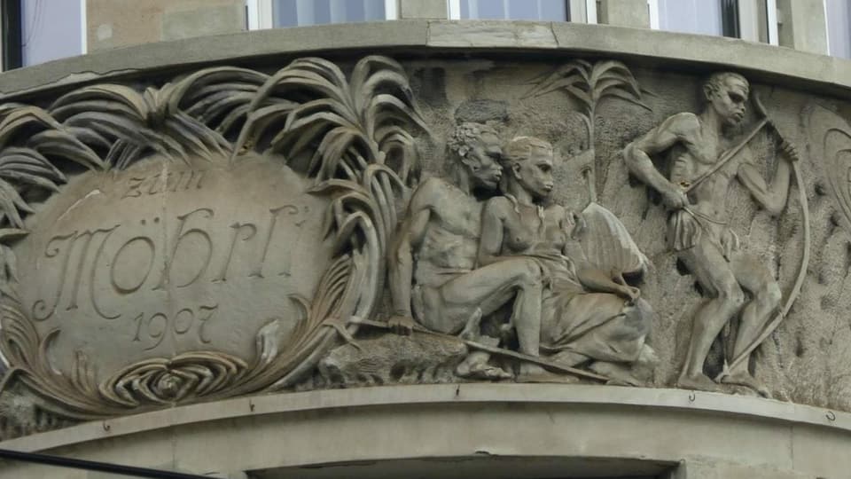 Fassade mit Inschrift "Möhrli"