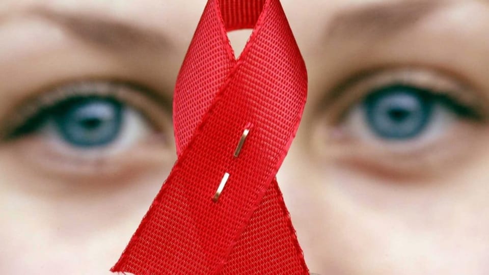 Symbol des Welt-Aids-Tages