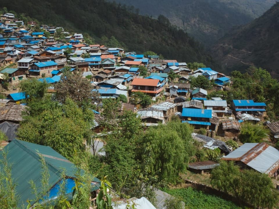 In mountainous areas, people grow corn, amaranth, onions and much more around their homes.