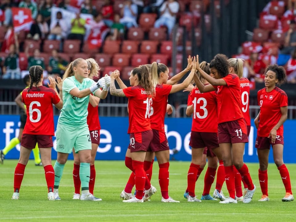 Konnten in den Ansätzen überzeugen Die Schweizer Nati-Frauen.