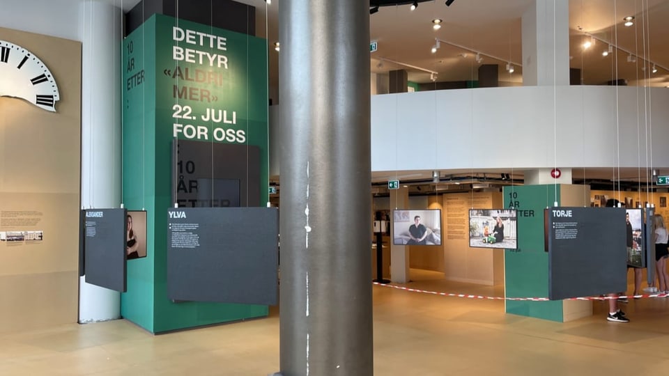 Informationszentrum der Terroranschläge in Oslo.